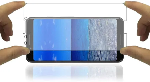 Vista 7 de Protector de pantalla de vidrio templado para Google Pixel 3, 2 unidades, antiarañazos, para Google Pixel 3, protector de pantalla de vidrio