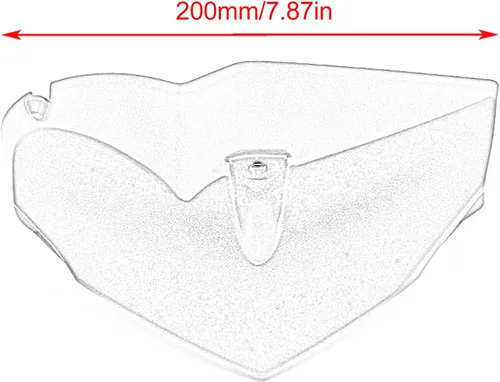 Vista 4 de Fydun Cubierta para velocímetro de motocicleta, funda trasera para velocímetro de repuesto para FZ1 FZ1N FZ6 FZ6N