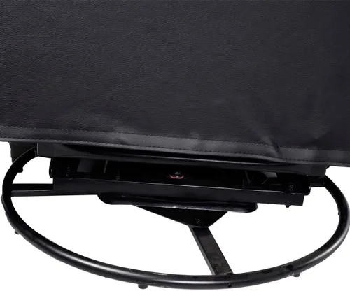 Vista 9 de GHP Negro Robusto Asientos Ergonómicos Masaje Reclinable Sofá Silla Salón Calentado w Control