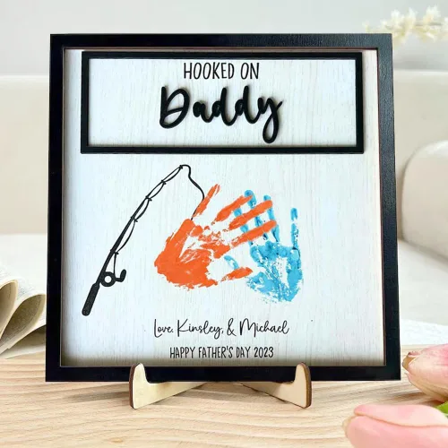 Vista 6 de Retrato familiar de acuarela personalizado para padre e hijo, retrato de pintura de hija de foto, regalo personalizado para el día del padre, regalo