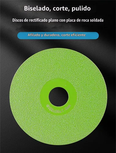 Vista 6 de Disco indestructible 5.0 - Hoja de molienda plana de placa de roca, baldosas de cerámica, recorte de borde de mármol, hoja de corte de pulido
