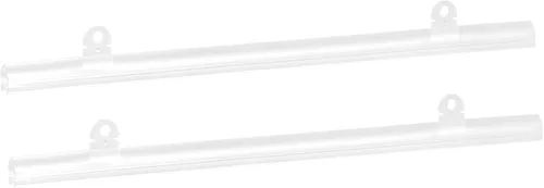 Vista 11 de MECCANIXITY Barra de tiras de PVC para colgar pósteres, 9.8 in, transparente, con clips para póster, mapa, juego de 4
