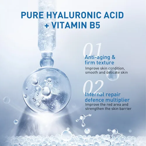 Vista 6 de Suero facial B5 de 2 piezas, en una botella, ajuste facial instantáneo, suero antienvejecimiento, suero facial de solución para líneas finas