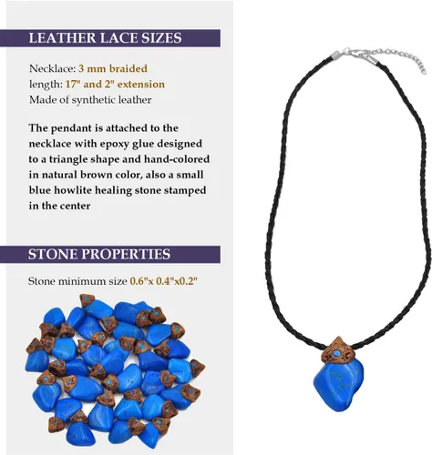 Vista 2 de Collar de cristal curativo para mujeres y hombres, colgante de cristal curativo de chakras para mujeres, niños, niñas, regalos espirituales