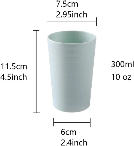Vista 2 de Taza de cepillo de dientes simple Taza de lavado para el hogar Taza de cepillo de dientes para parejas Taza de gran capacidad (10.1 fl oz).