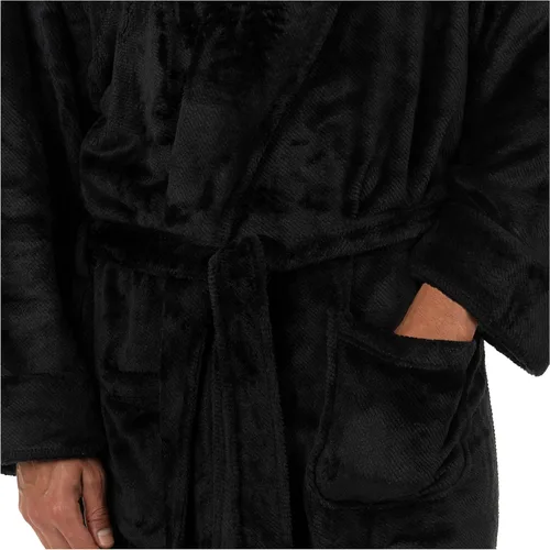 Vista 3 de IZOD mens Comfort-soft Fleece RobeBathrobe