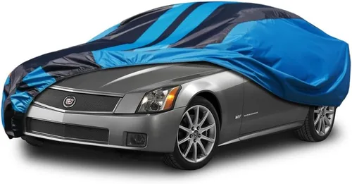 Vista 56 de Kaugung Funda impermeable para automóvil BMW Serie 3 (1999-2025), cubierta exterior completa para automóviles, ligera, resistente al sol, UV