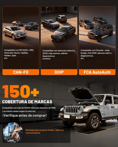 Vista 7 de XTOOL Escáner OBD2 de mapeo de topología D9S, codificación inalámbrica ECU y herramienta de escaneo de diagnóstico automotriz bidireccional, PMI