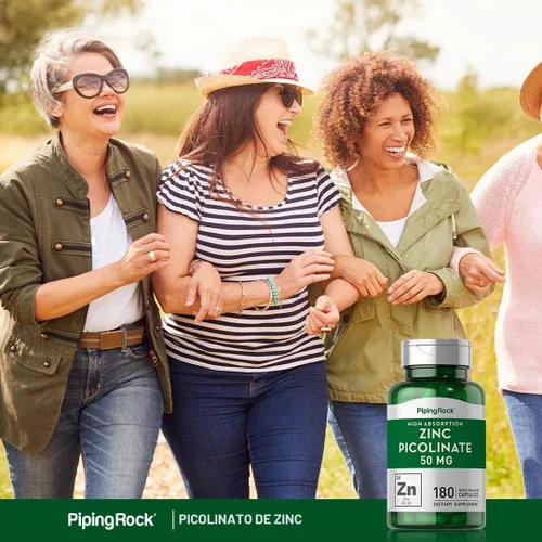 Vista 6 de Picolinato de zinc (zinc de alta absorción) 50 mg 180 cápsulas