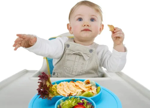 Vista 9 de Plato dividido de silicona para bebés, plato portátil antideslizante para alimentación infantil con ventosa para niños, bebés y niños, sin BPA, apto