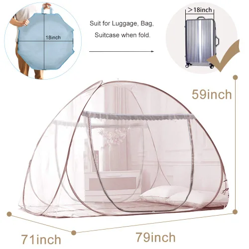 Vista 2 de Mosquitera desplegable portátil