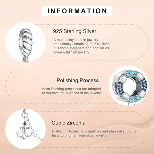 Vista 4 de Annmors Jewelry Love Heart Charms for Woman-925 Sterling Silver Dangle Pendant Bead with Cubic Zirconia,Girl Jewelry Beads DIY Gifts for Women