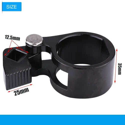 Vista 2 de Qiilu Herramienta de extracción de llave hexagonal universal para barra de acoplamiento interior, 1.063-1.654 in, negro, acero
