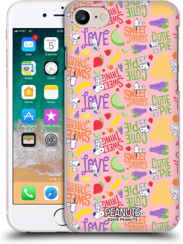 Vista 58 de Head Case Designs Funda rígida con licencia oficial de Peanuts Charlie y Snoopy Naturally Sweet compatible con Apple iPhone 7/8/SE 2020 y 2022