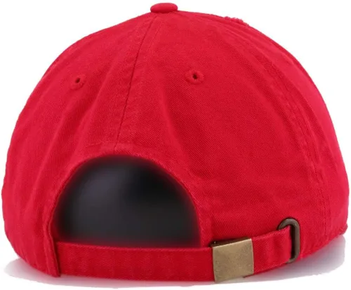 Vista 4 de Panda Chains - Gorra de béisbol vintage bordada de algodón ajustable envejecida