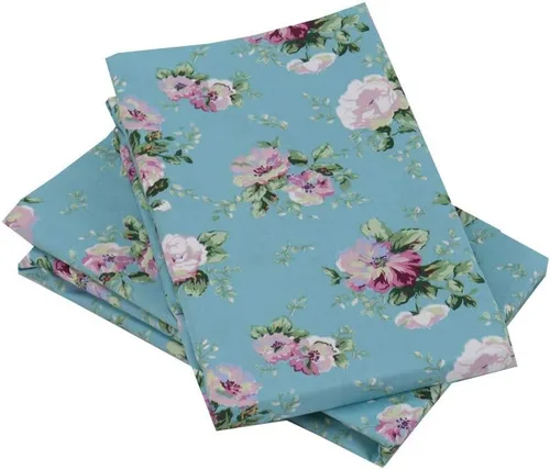 Vista 7 de Funda de almohada floral de 2 piezas, tamaño estándar, 100% algodón, transpirable, fácil de lavar, 20 x 30 pulgadas