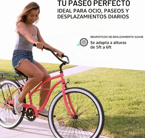 Vista 6 de sixthreezero Around The Block - Bicicleta de playa para mujer