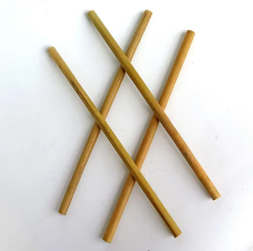 Vista 4 de IA Crafts Palitos de bambú, 60 palitos de bambú natural, 7.87 pies de largo x 0.28 a 0.32 pies de diámetro, perfectos para manualidades, fabricación