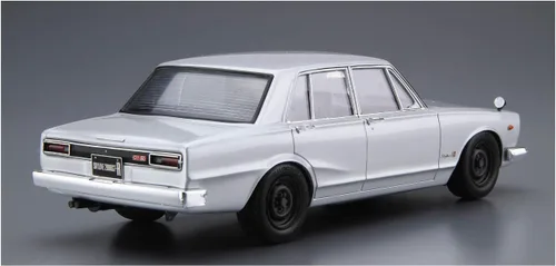 Vista 3 de Aoshima Kit de escala 1/24 58350 El modelo de coche 045 Nissan PGC10 Skyline 2000GT-R 1970