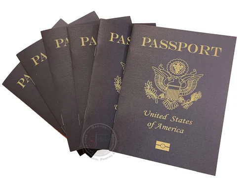 Vista 6 de Pasaportes en blanco de imitación, para proyectos escolares, recuerdos de fiestas, juguete de avión, diario de viajes, geografía, estudio social