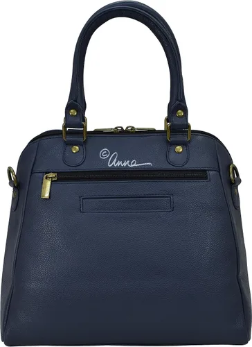 Vista 2 de Anna by Anuschka Hand-Painted Leather Organizer Satchel