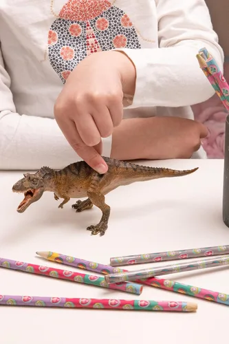 Vista 2 de Papo - Figura realista de dinosaurio Gorgosaurus - A partir de 3 años - Colección Cretácico - Dinosaurio depredador de juego educativo - Juguete