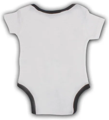 Vista 2 de Peanuts Snoopy Babys Short Sleeve Bodysuit bodysuit, Unisex Design, White Creeper