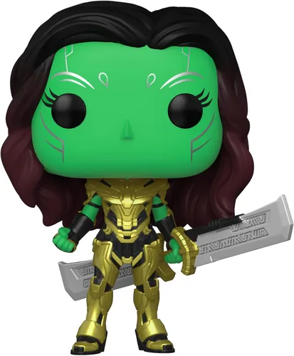 Vista 2 de Funko POP Marvel: ¿Qué pasa si? - Gamora con hoja de Thanos, multicolor