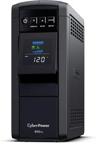 Vista 2 de CyberPower CP850PFCLCD PFC Sinewave UPS batería de reserva y protector contra sobretensiones