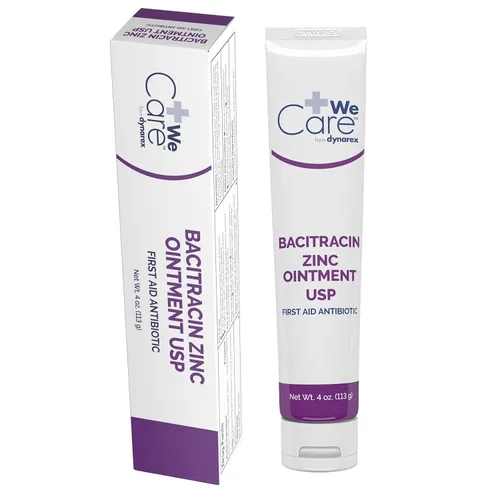 Vista 8 de Dynarex Bacitracin Zinc Ungüento USP Crema de quemaduras y ungüento antibiótico para cortes menores, erupciones de pañales, cuidado de heridas