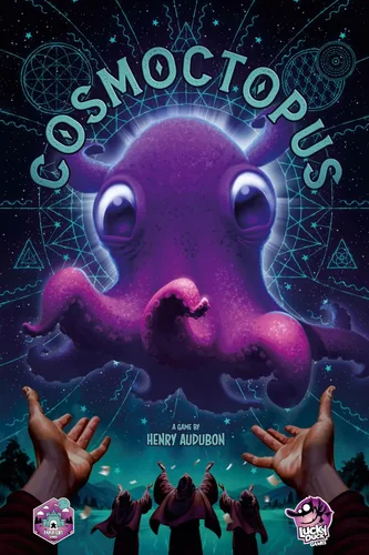 Vista 2 de Cosmoctopus - Juego de mesa de construcción de motores, juego de estrategia para reunión de tentáculos, divertido juego familiar para niños