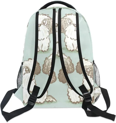 Vista 5 de Shih Tzu - Mochila para perros y adolescentes y adultos, mochila para oficina, equipaje elegante, ligera, para la escuela, universidad, bolsas
