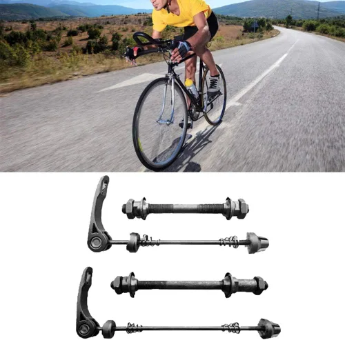 Vista 7 de Ejes de bicicleta bicicleta liberación rápida bujes delanteros traseros 4 unids/set eje ultraligero eje eje eje para MTB