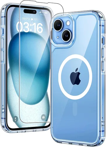 Vista 25 de TAURI Funda para iPhone 17, antiamarilleamiento con protector de pantalla, protección de grado militar, a prueba de golpes, delgada para iPhone 17