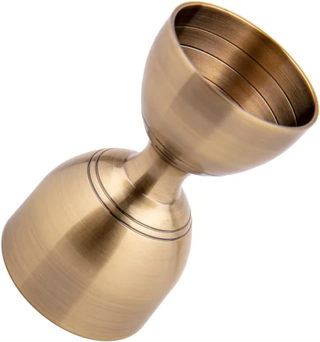 Vista 6 de Jigger de cóctel de alta calidad de 2 oz/1 oz, jigger de campana de acero inoxidable para camarero, jigger de medición de cóctel, jigger doble