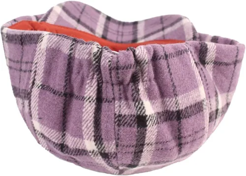 Vista 3 de Reyox Gorra unisex de algodón Newsboy 8 Panel Sombrero Cabbie Flat Cap Púrpura (Plaid Purple)
