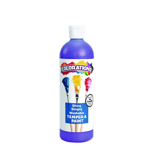 Vista 12 de Colorations Pintura lavable con efecto metálico, 16 onzas líquidas, juego de 8 colores, no tóxica, vibrante, audaz, pintura para niños