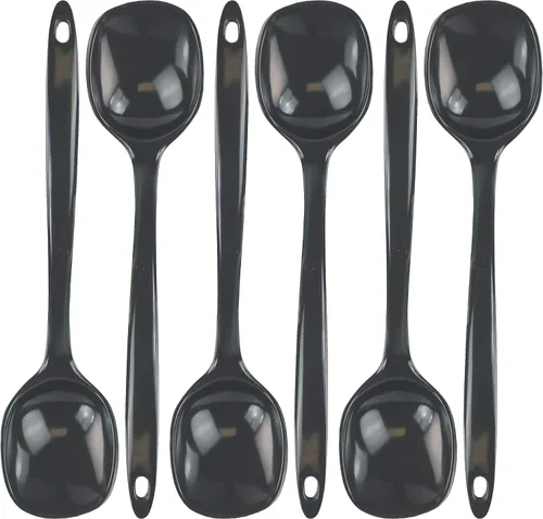 Vista 10 de Reston Lloyd Cuchara de cocina para servir, untar, mezclar, resistente al calor, sin BPA, melamina de 11 pulgadas, utensilio con mango ergonómico