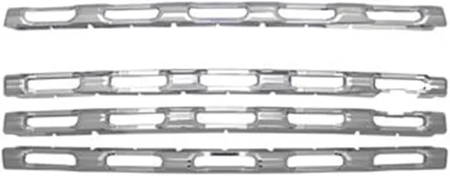 Vista 2 de Inserto de rejilla de 4 piezas para Chevy Silverado 2500/3500 HD 2020-2021 - Cromo