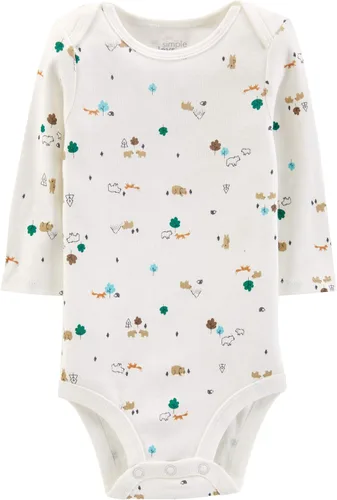 Vista 2 de Simple Joys by Carter's Baby Boys' Long-Sleeve Bodysuit, Pack of 5