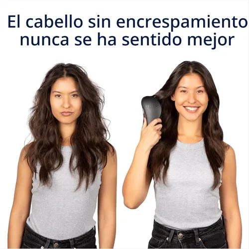 Vista 7 de Crave Naturals, Cepillo Desenredarte Deslizante para Resultados Definitivos, Niños y Adultos, Uso como Peine o Cepillo para Cabello, Color Negro