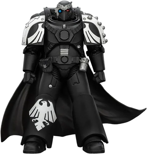 Vista 28 de JOYTOY 1/18 Warhammer 40,000 Figura de acción Black Templars The Emperors Champion Rolantus Collection
