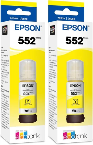 Vista 9 de Epson 552 EcoTank Ink Botella de capacidad ultra alta amarilla (T552420-S) Funciona con ET-8500, 8550