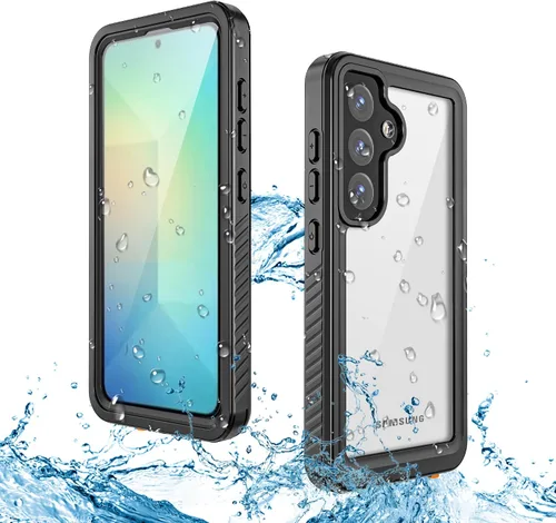 Vista 10 de DINGXIN Funda impermeable para Samsung Galaxy S25 Edge con certificación IP68, protector de pantalla integrado, a prueba de golpes, a prueba
