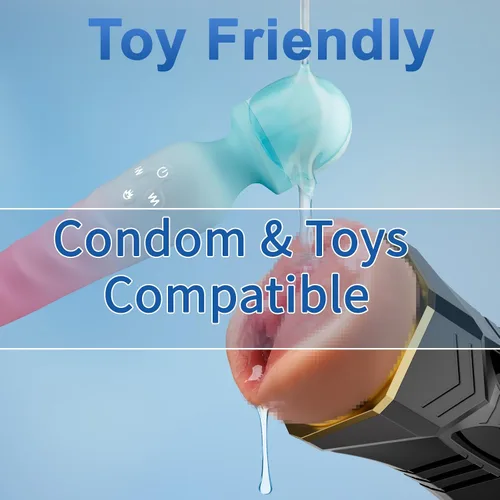 Vista 5 de Amoochoo Lubricante líquido a base de agua, lubricante sexual de larga duración para hombres, mujeres y parejas, seguro para juguetes, no mancha