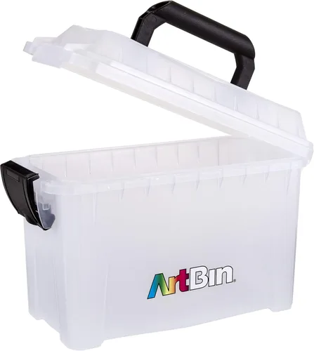 Vista 7 de ArtBin 6815AG Mini Sidekick Estuche de transporte, organizador portátil de arte y manualidades con asa, [1] estuche de almacenamiento de plástico