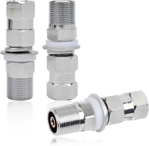 Vista 5 de Adaptador de antena SO239 a 3/8 x 24, adaptador de montaje en perno de antena CB resistente con conector UHF-hembra para montaje de antenas CB