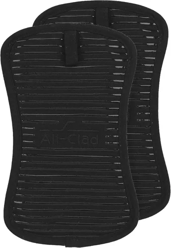 Vista 28 de All-Clad Soporte para ollas y almohadilla caliente: resistente al calor hasta 500 grados, 100% algodón, almohadilla caliente de 10 x 6.25 pulgadas