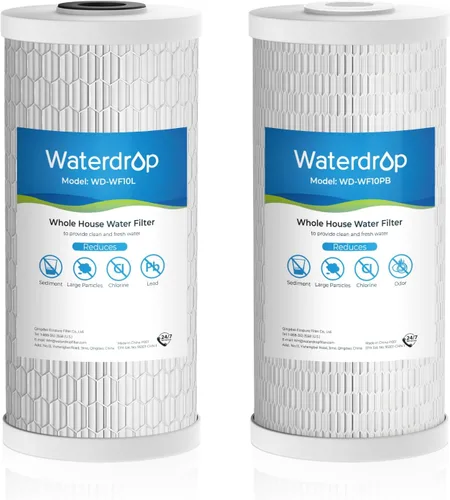 Vista 16 de Waterdrop Filtro de Agua para Toda la Casa, Filtro de Sedimentos Anti-Incrustaciones y de Metales Pesados, Repuesto para GE® FXHTC, GXWH40L