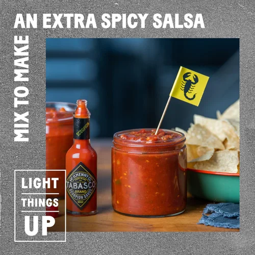 Vista 5 de TABASCO Brand Scorpion Sauce - Salsa picante intensa y ardiente, botella de vidrio, atrevida y picante, pimienta escorpión, mezcla de guayaba